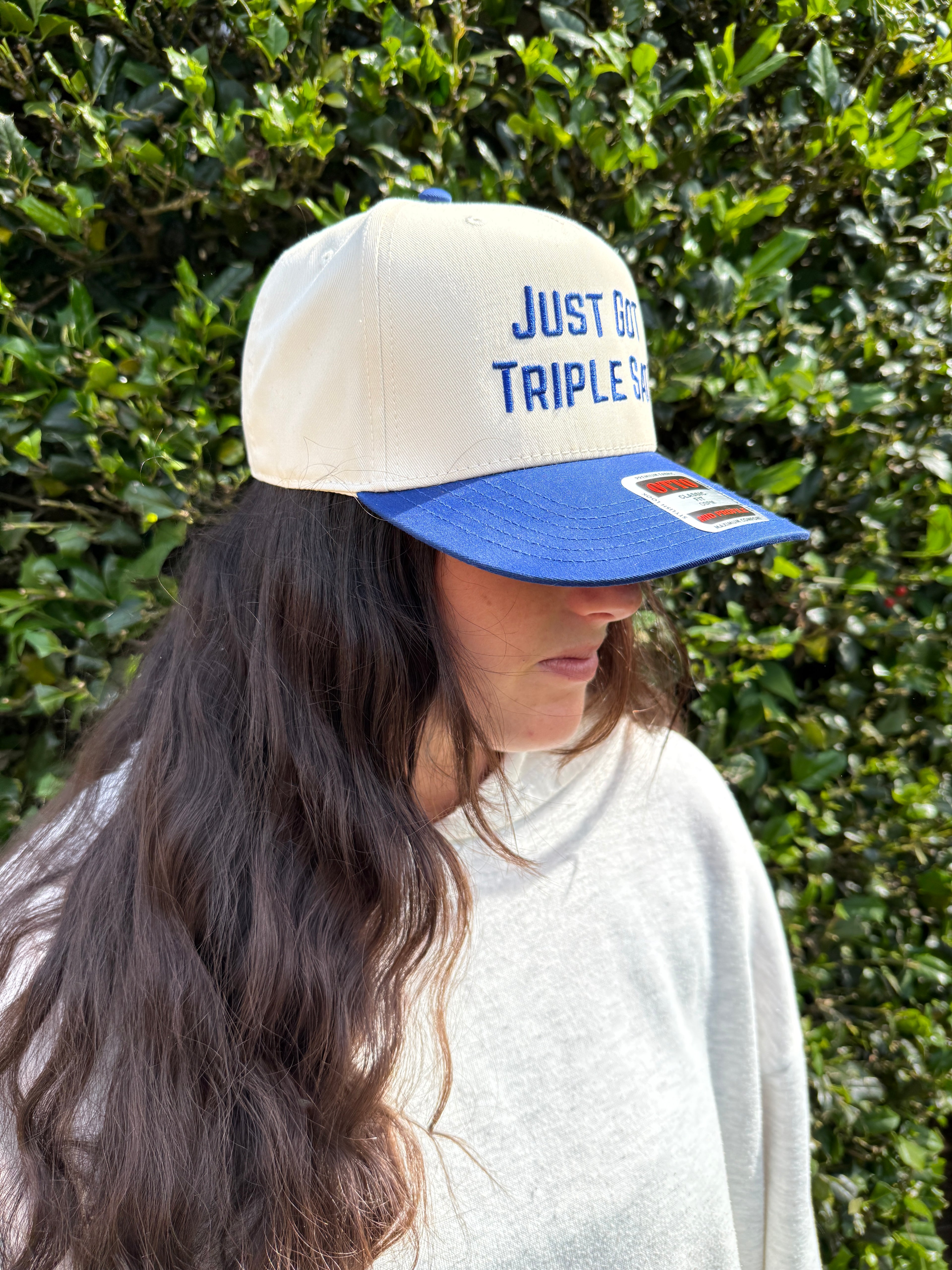 “Just got triple sat” cap