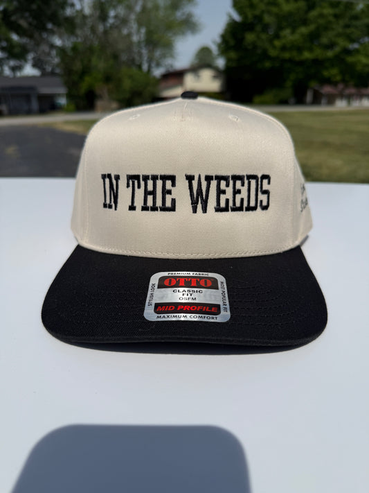 “In the weeds” cap